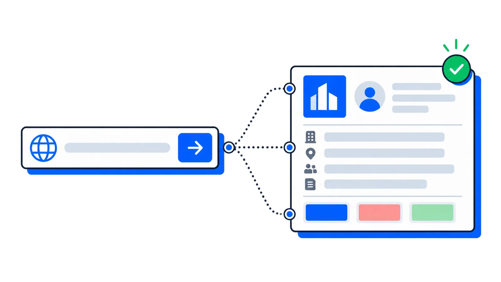 Replace your 'tell us about your company' form with a single field